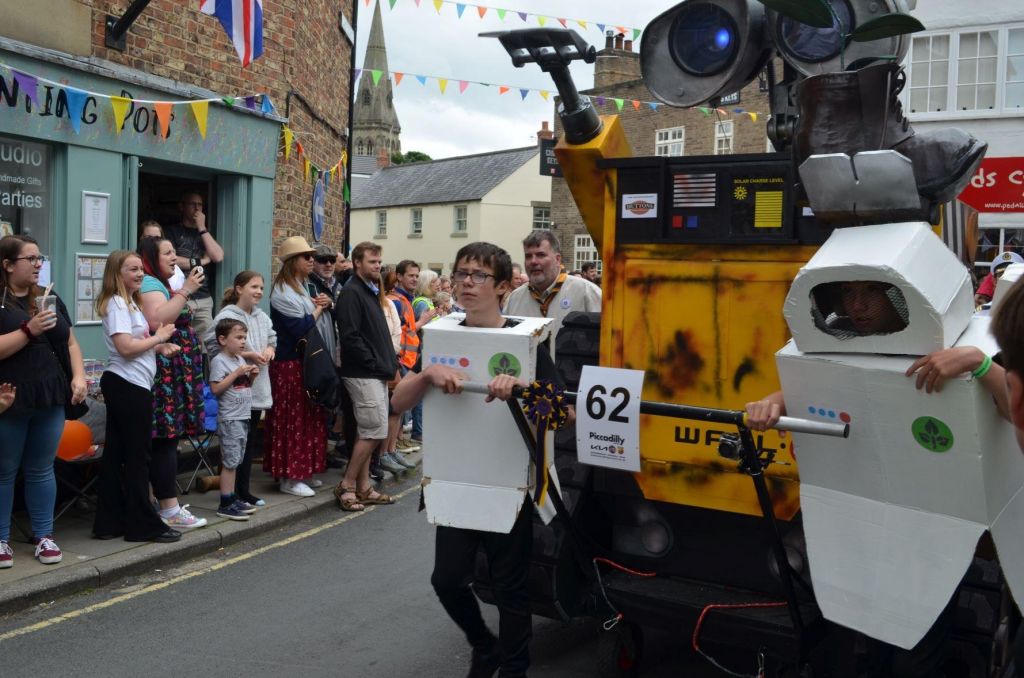 All the Fun of the Best Dressed Bed Contest Knaresborough Bed Race