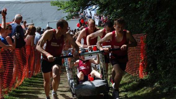 Bed Race Teams Ready for the Off!